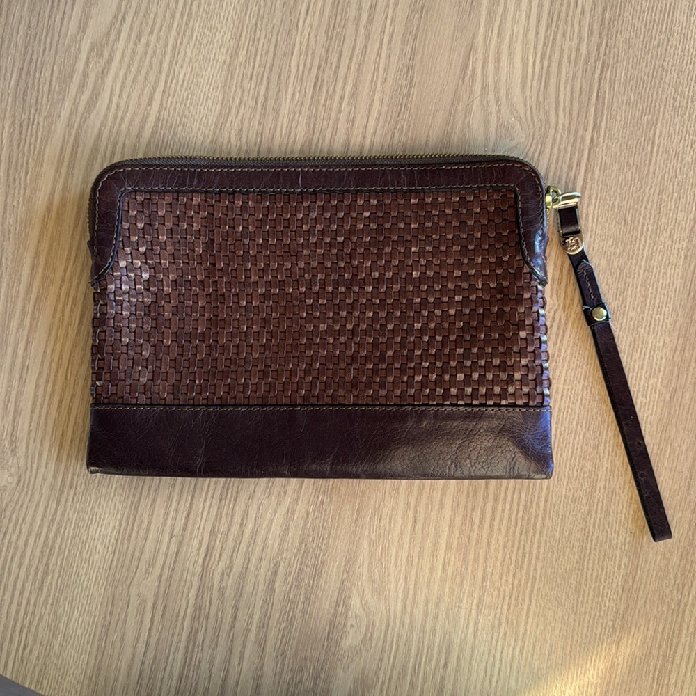 Vintage Massimo Dutti Men leather pouch